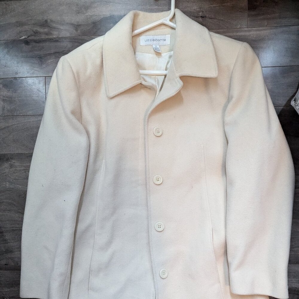 Liz Claibourne Women's Coat Size 18 100% Wool